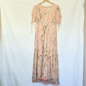 JessaKae Floral Embroidered Maxi Dress